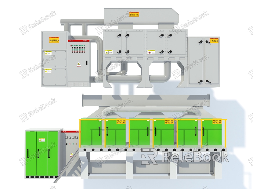 Environmental protection equipment Purification equipment Electric box Industrial equipment model