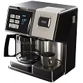 Modern Automatic Coffee Maker With Digital Display Glass Carafe And Stainless Steel Design