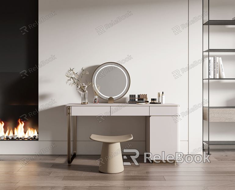 Light Luxury Dressing Table model