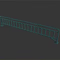 Building Metal Railing Safety Barrier With Durable Design For Construction Use