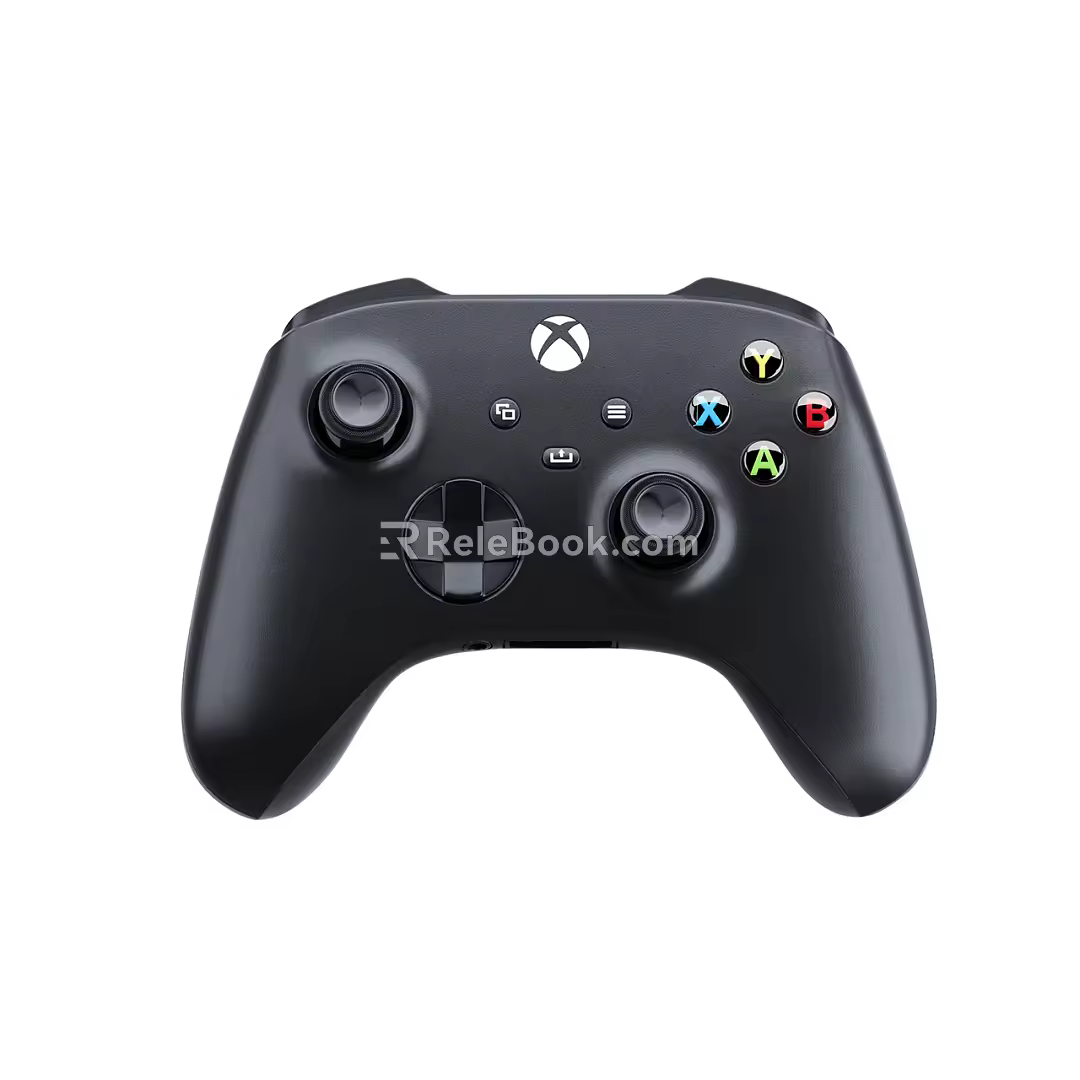 Modern gamepad 3d model