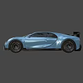 Bugatti Super Run 3d model