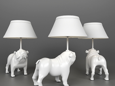 Dog lamp model