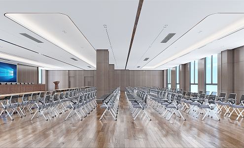 Modern Conference Room 3d model