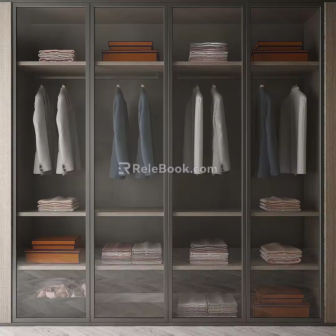 Large wardrobe 3d model