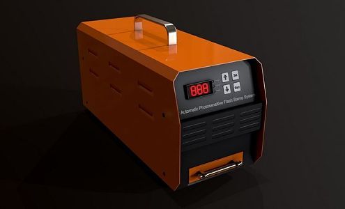 Automatic Flash Stamp 3d model