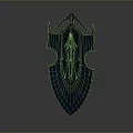 Medieval Shield Ancient Shield Defensive Weapon Ancient Shield Iron Shield Protective Shield Wooden Shield 3d model