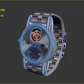 Sevagnya Fashionable Watch With Metal Chain Strap And Decorative Dial Design
