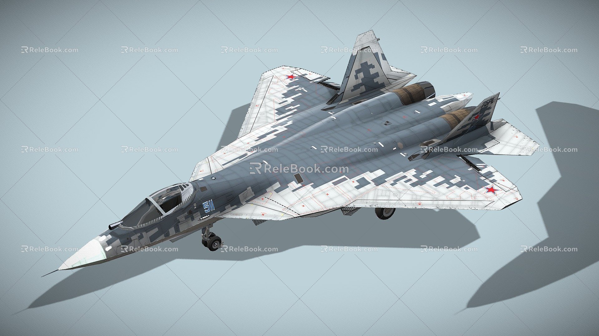 Concept Fighter 3d model