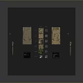 Detailed Military Tank Models Display With Weapon Parts And Control Panels