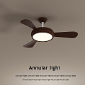 New Chinese children's fan lamp 3d model