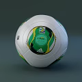 Adidas Copa Official Match Football With White Green Yellow Design For Sports Equipment