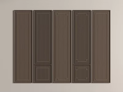 New Chinese Style Wall Panel Model Panel Background Wall Panel 3d model