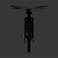 Black Electric Mountain Bike Modern Design With Durable Frame And Off Road Tires