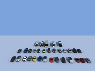 Car sports car luxury bus 3d model