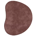 Brown Fluffy Irregular Shaped Rug Perfect For Modern Interior Home Decor 3d model