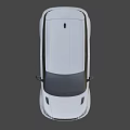 White Land Rover SUV with Modern Exterior Design and Sleek Body Features