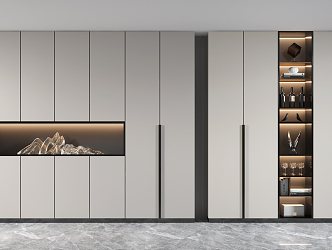 Modern Decorative Cabinet Wine Cabinet 3d model