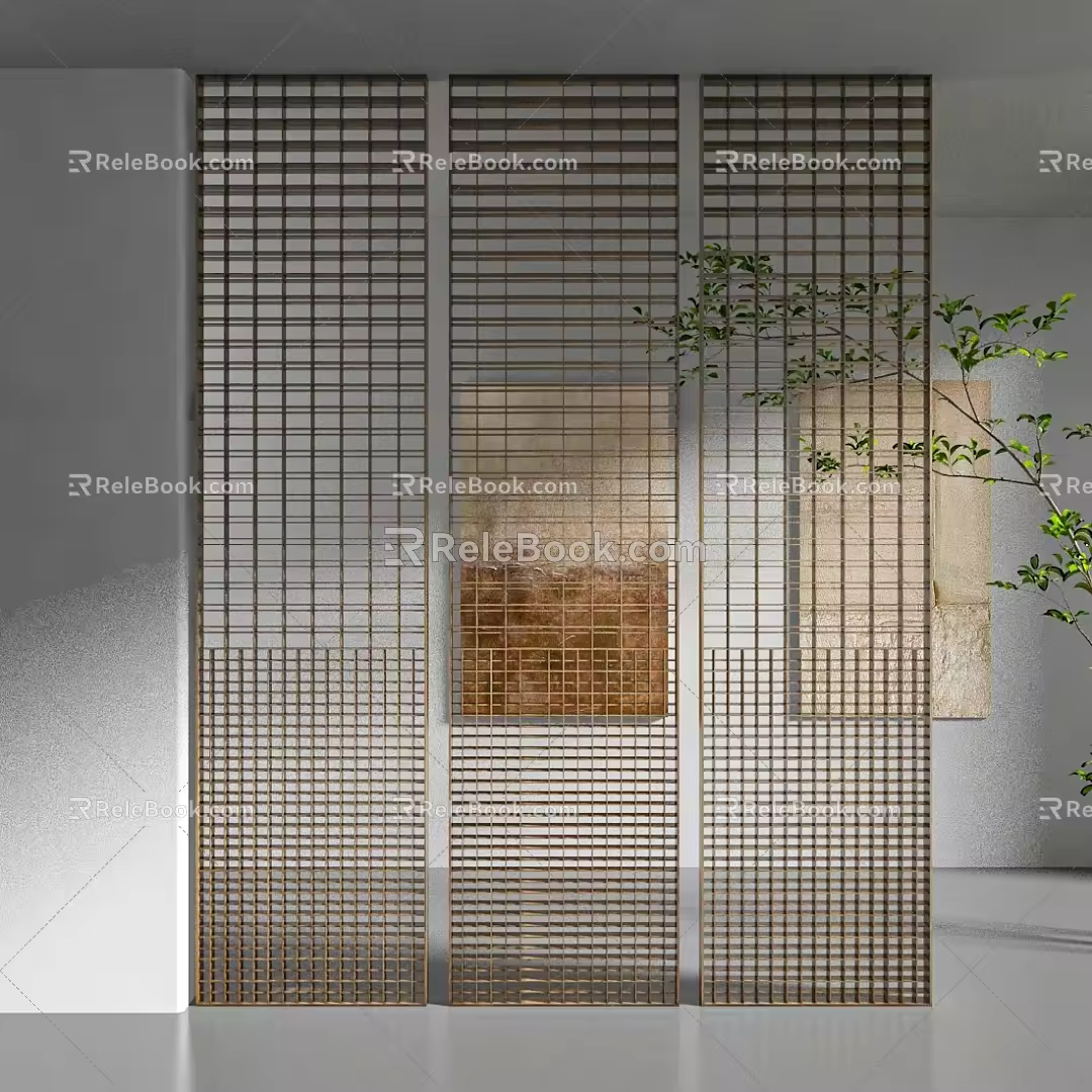 Grille partition 3d model