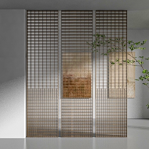 Grille partition 3d model