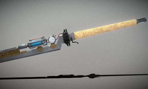 Steampunk Blade 3d model