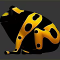 Frog Class Poison Frog Game Frog Reptile Cold Blooded Animal Reptile Class 3d model