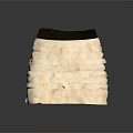 Women's Beige Ruched Shapewear with Black Waistband for Slimming Effect