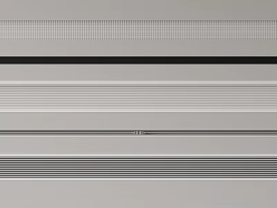 Sleek Modern Air Conditioner Air Outlet Design 3d model