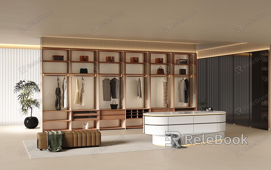 Modern Cloakroom Wardrobe model