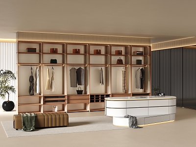 Modern Cloakroom Wardrobe model