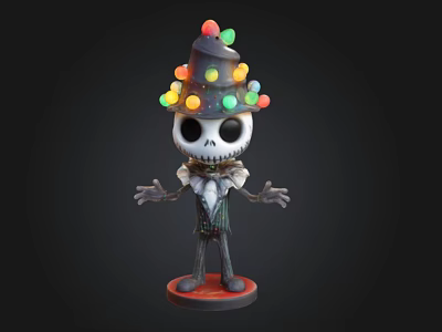 Muppet Cartoon Toy Doll Clown Hand Ornaments 3d model