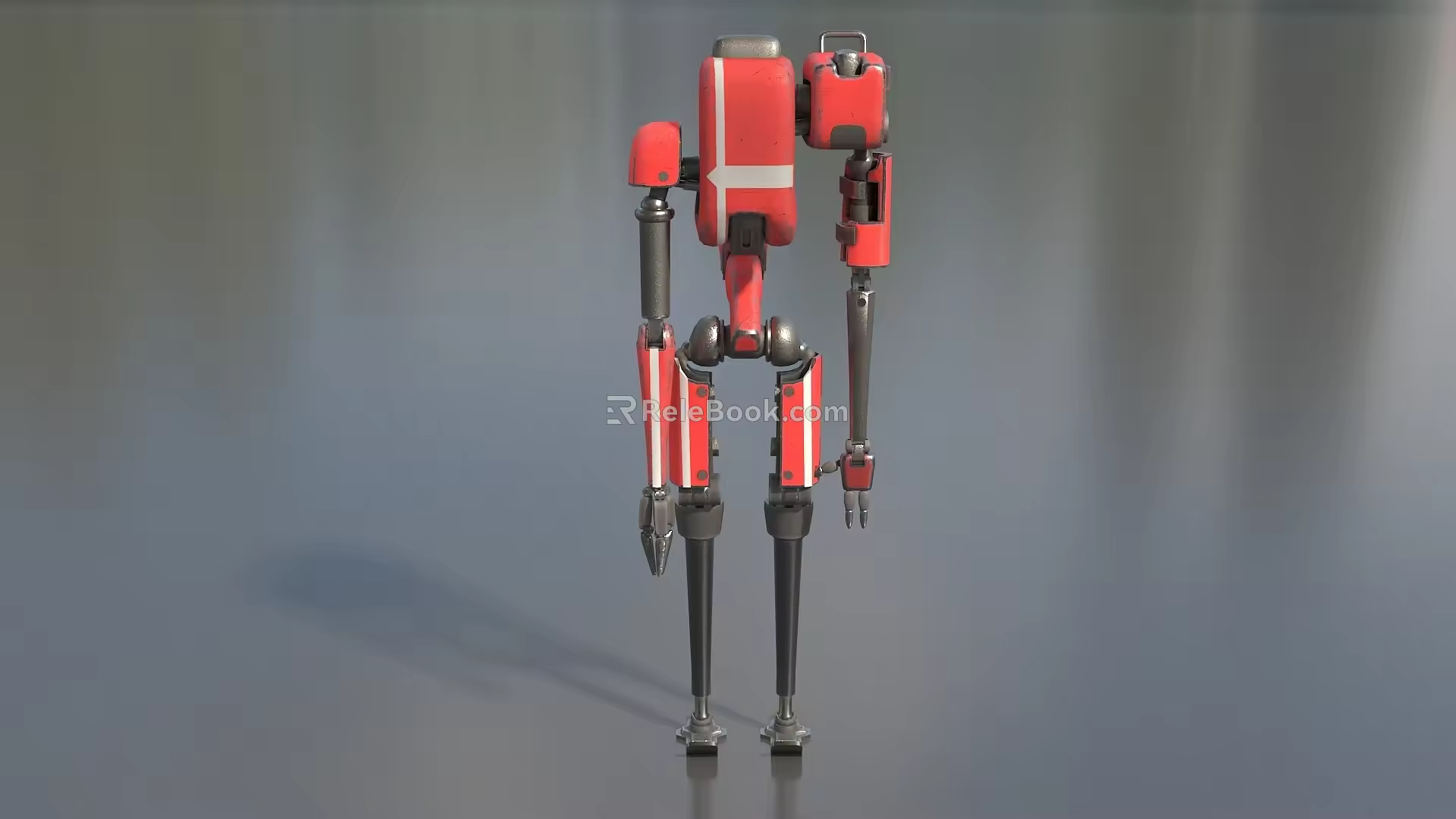 Robot attack robot intelligent machine science fiction robot mechanical warfare police future high-tech low face number low model simple model film and television level super realistic 3d model