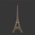 Modern Eiffel Tower Eiffel Tower 3d model