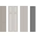 Wardrobe Doors with Various Panel Designs and Different Color Options for Modern Home Closet