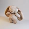 Modern toy rabbit 3d model