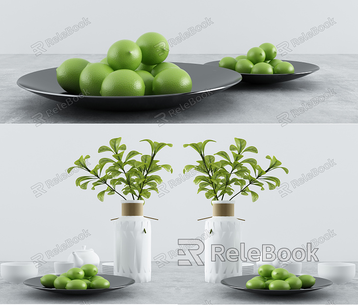 Modern fruit plate model