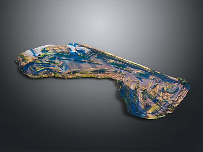 Aerial View Urban Aerial View Micro City Micro City Landscape Urban Micro City Overlook 3d model