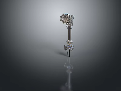 Modern Stainless Steel Faucet For Kitchen With Sleek And Elegant Design 3d model
