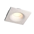 White Recessed Downlight with Soft Illumination for Modern Ceiling Installation 3d model