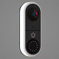 Smart Wireless Doorbell With HD Camera Motion Detection And Night Vision 3d model