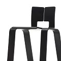 Modern Leisure Chairs With Wooden And Metal Frames In Black And Natural Tones