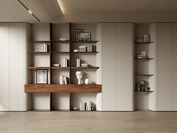 Cream Wind Decorative Cabinet (ID:ggach503588)