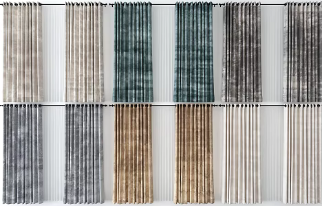 Curtains 3d model