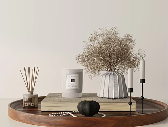 Modern ornaments combination 3d model