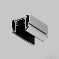 Aluminum Profile Structure With Hollow Design And Metal Frame