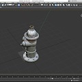 Fire hydrant fire fighting equipment fire fighting equipment outdoor fire hydrant fire fighting equipment fire hydrant low face number low model simple model game video level super realistic 3d model