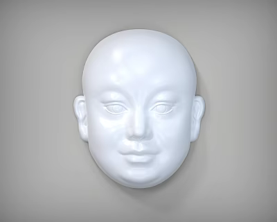 Modern Mask Character Mask 3d model