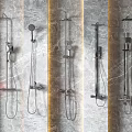 Modern Shower Combination 3d model