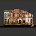 Monuments Sites Sites Sites Ruins Castle Fortress Ancient Castle Ancient Ruins Realistic 3d model