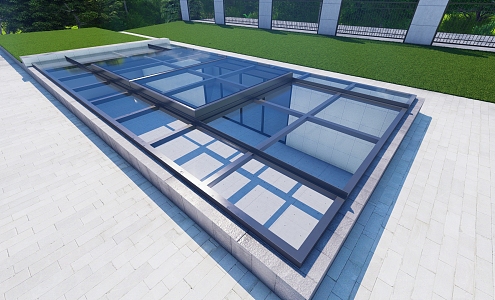 Lighting well translation skylight 3d model